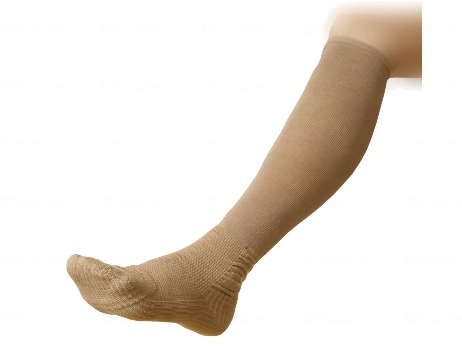 ウェルファン むくみ対策靴下/ベージュ/22-23cm 1個(ご注文単位1個)【直送品】