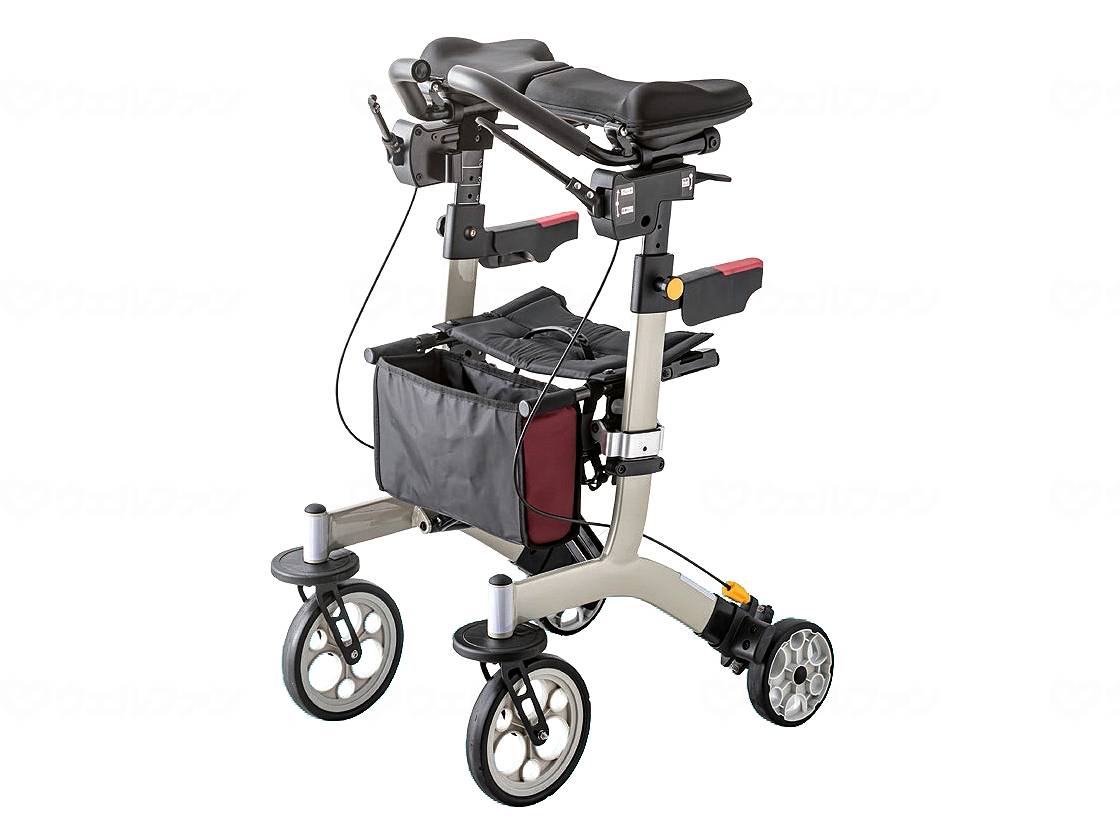 ウェルファン 歩行車 リトルターンZ/ワインレッド 1個（ご注文単位1個）【直送品】