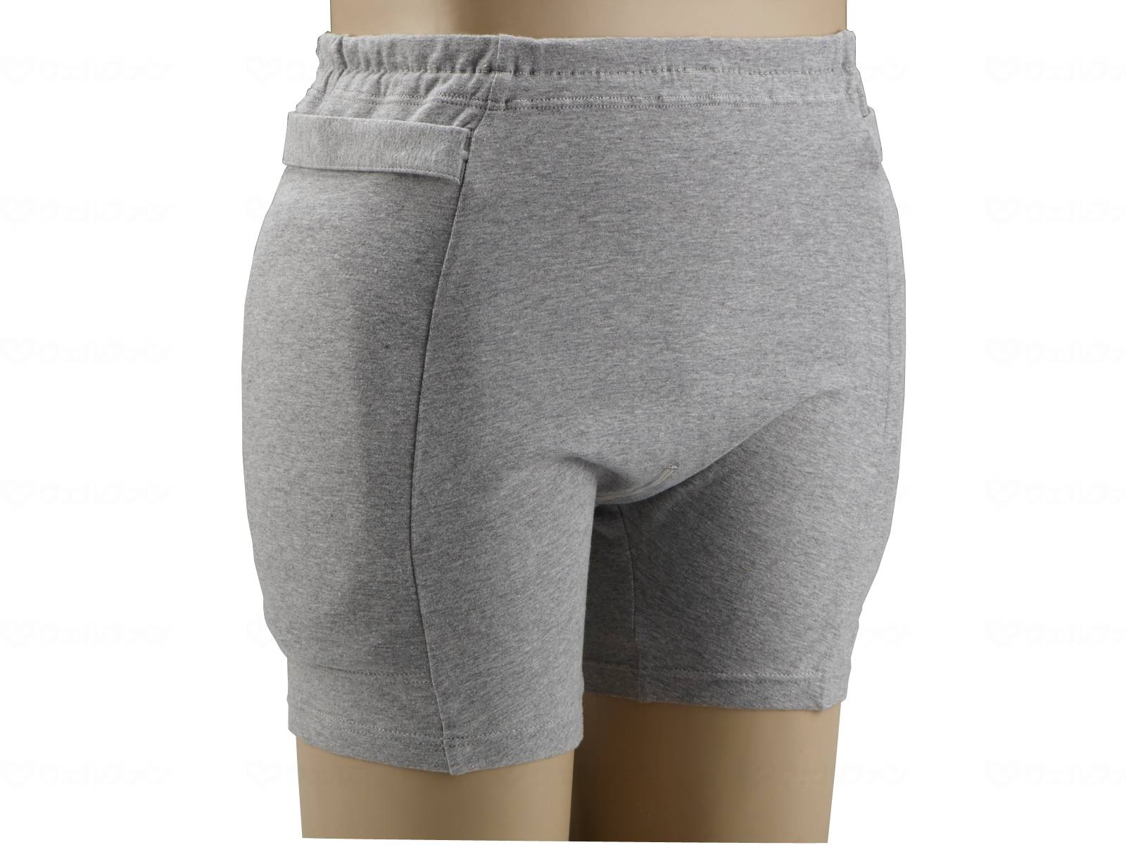 ウェルファン ラ・クッションパンツ男性用/グレー/M 1枚（ご注文単位1枚）【直送品】