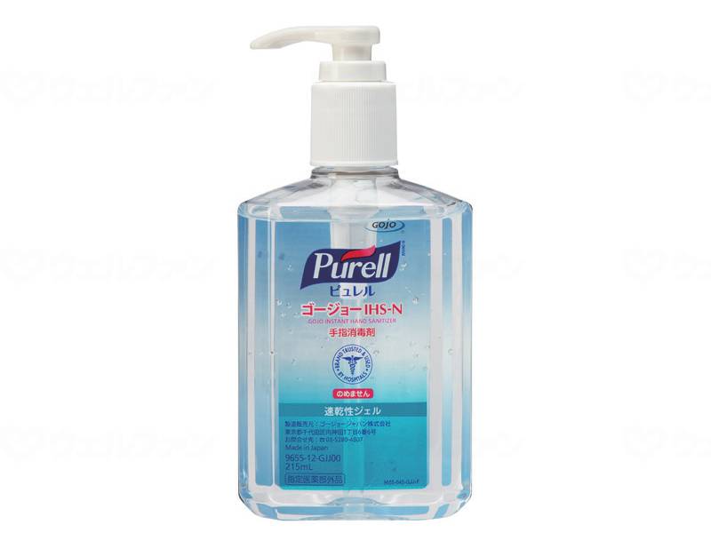 ウェルファン 手指消毒用速乾性ジェル ゴージョーIHS-N/本/215ml 1個(ご注文単位1個)【直送品】