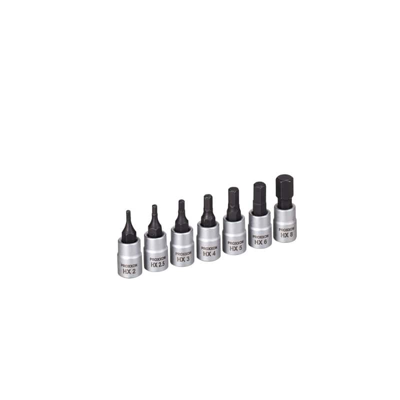 PROXXON 4347995 1/4ヘックスビットソケット7点セット #83653 1個（ご注文単位1個）【直送品】