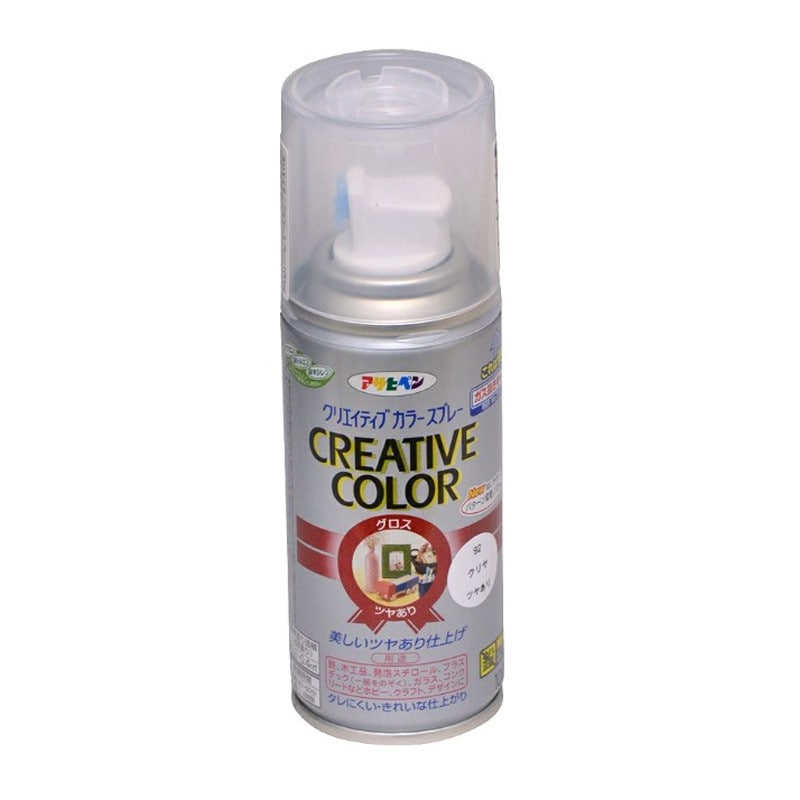 アサヒペン 901281 クリエイティブカラースプレー 100mL クリヤ 1個(ご注文単位1個)【直送品】