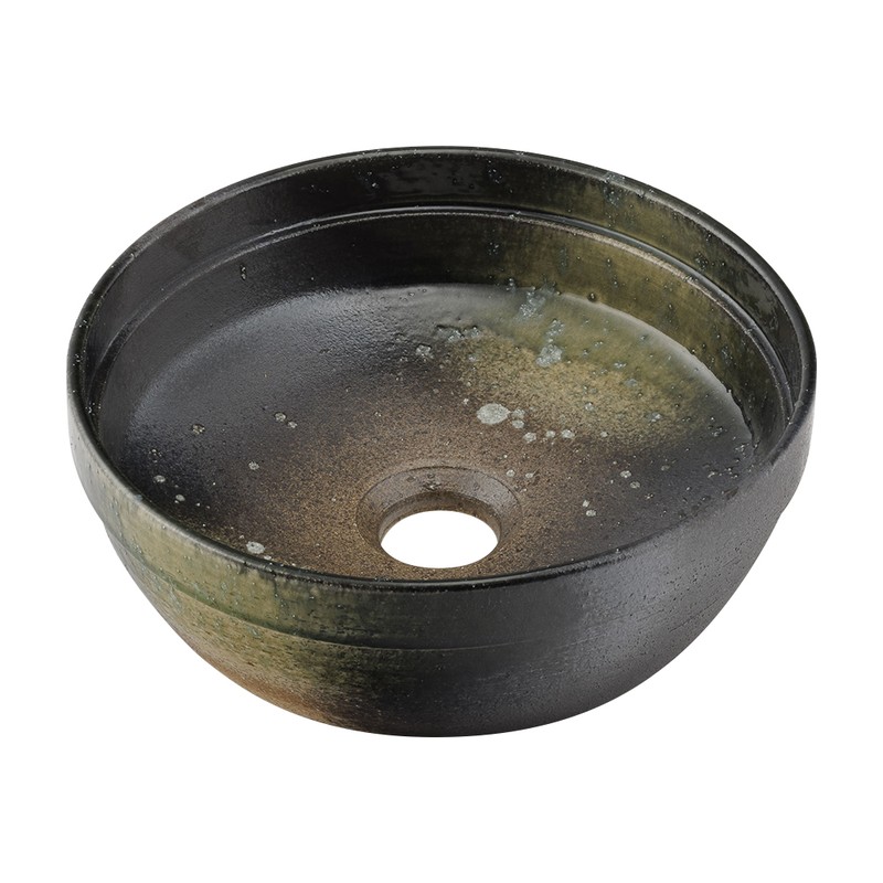 カクダイ 2236868 丸型手洗器 493-276-GR 1個（ご注文単位1個）【直送品】