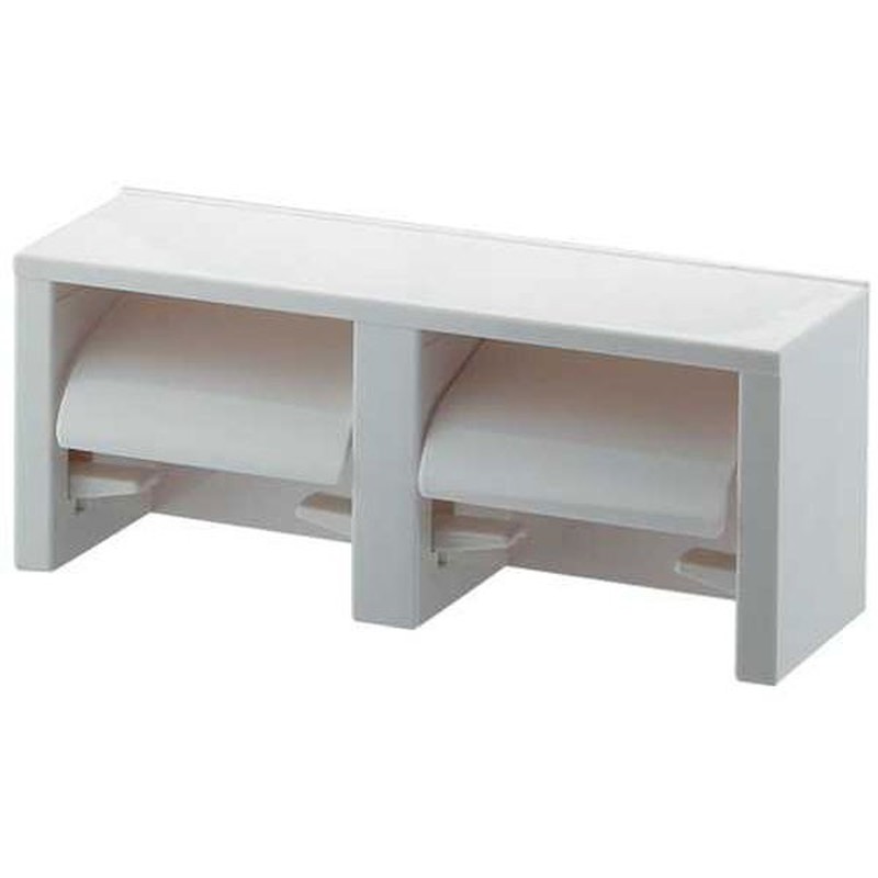 カクダイ 2229401 ツインペーパーホルダー/ワンタッチ #203-015 1個(ご注文単位1個)【直送品】