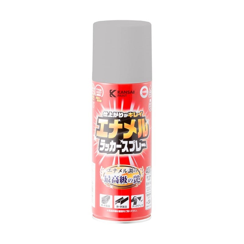 カンペハピオ 9025106 エナメルラッカSP シルバー 400ML 1個（ご注文単位1個）【直送品】