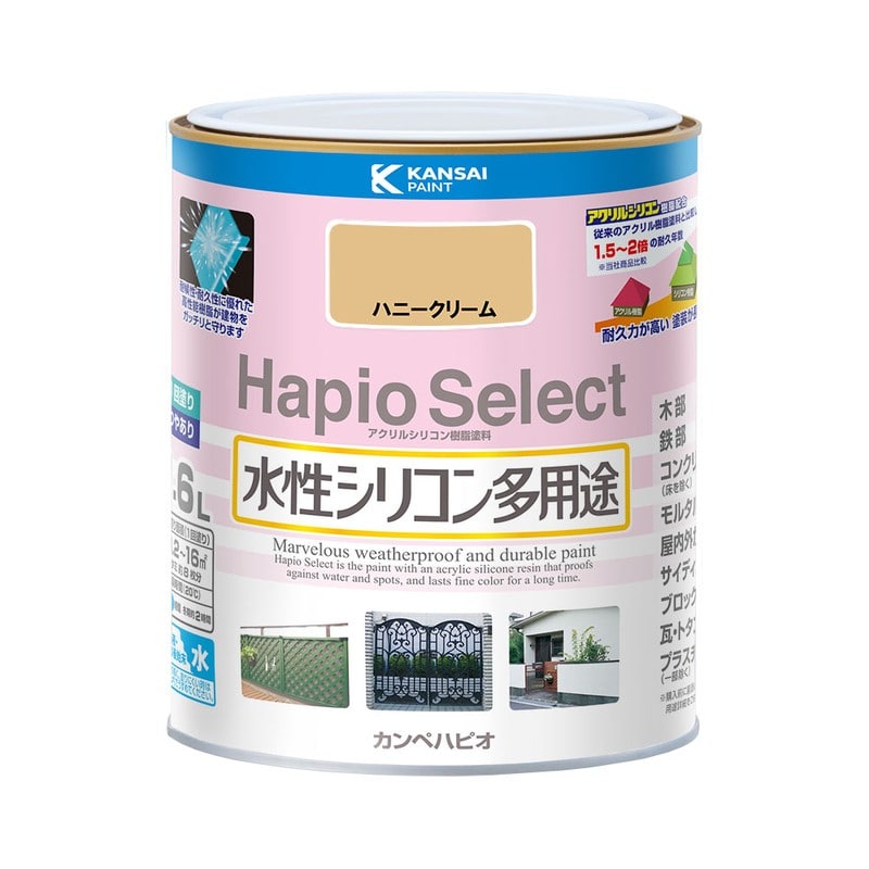 カンペハピオ 9000150 ハピオセレクト ハニークリーム 1.6L #00017650391016 1個(ご注文単位1個)【直送品】