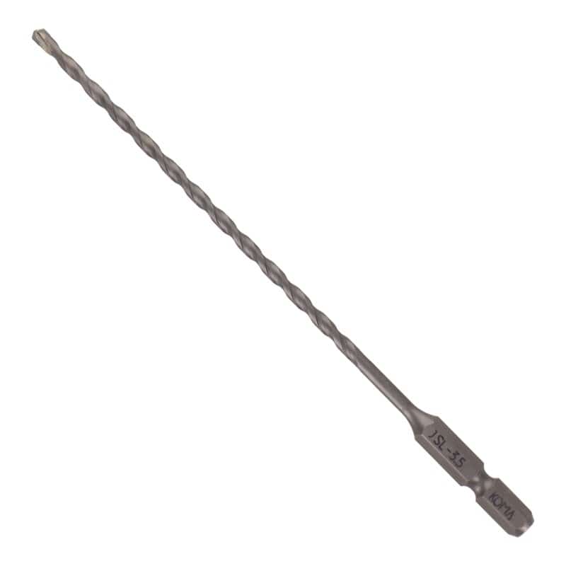 コマドリル 4342938 六角軸振動用充電ドリル ロングタイプ 3.5mm #076742 1個（ご注文単位1個）【直送品】