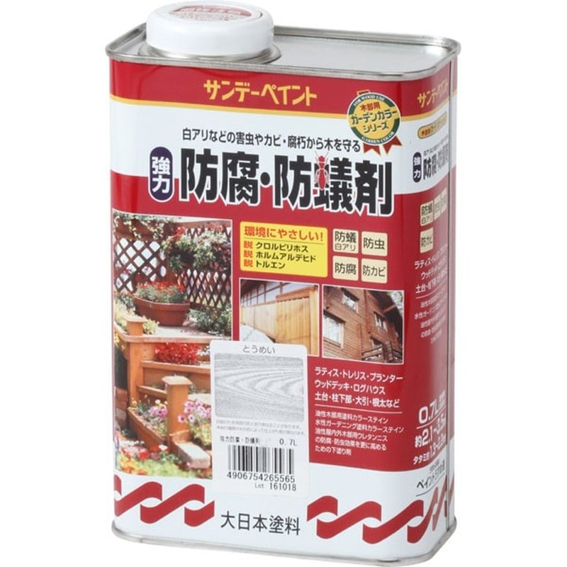 サンデーペイント 9021303 強力防腐防蟻剤 透明 700ml #265565 1個（ご注文単位1個）【直送品】
