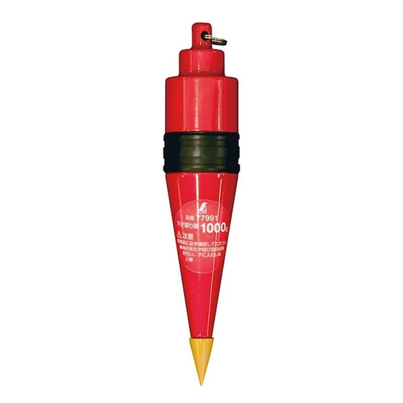 シンワ測定 4101785 77991下げ振り錘1000g #77991 1個（ご注文単位1個）【直送品】