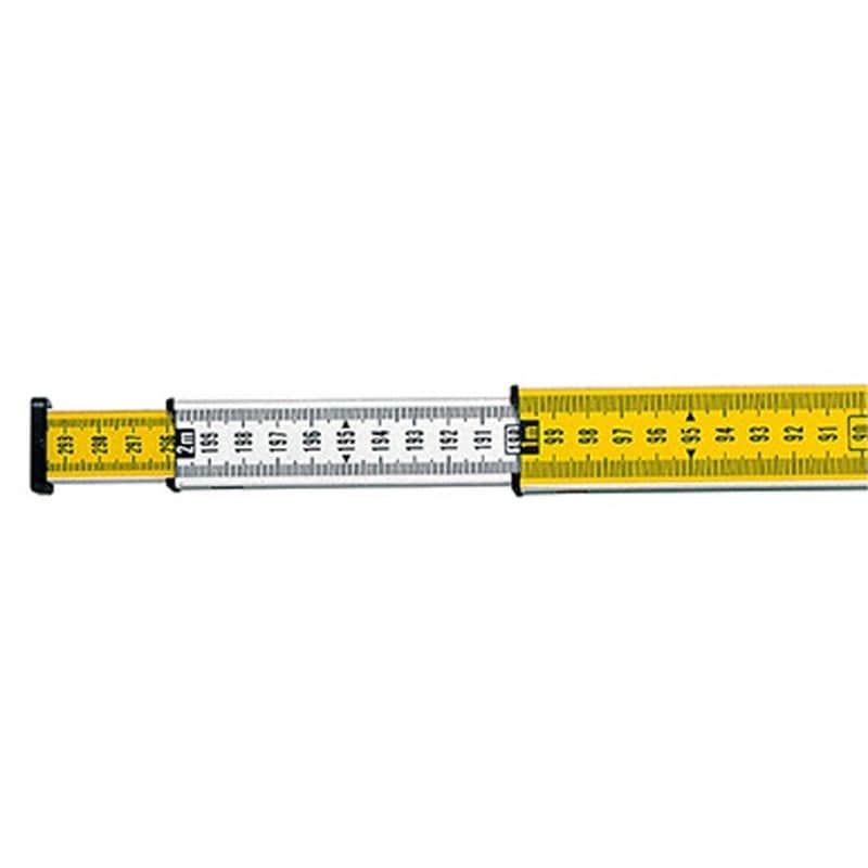 シンワ測定 4100610 76900アルミスタッフミニ棒3m3段 #76900 1個(ご注文単位1個)【直送品】