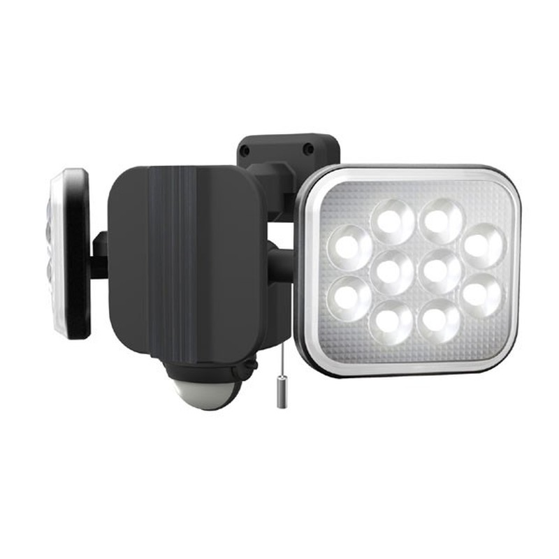 ムサシ 431412 LED-AC202412W×2灯LEDセンサライト 1個（ご注文単位1個）【直送品】