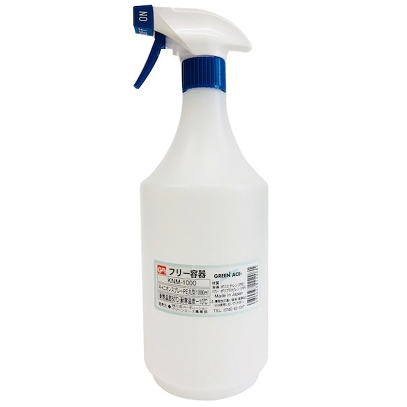三共コーポレーション 4349023 キャニオンスプレー 丸型 PE 1000mL KNM-1000 1個（ご注文単位1個）【直送品】