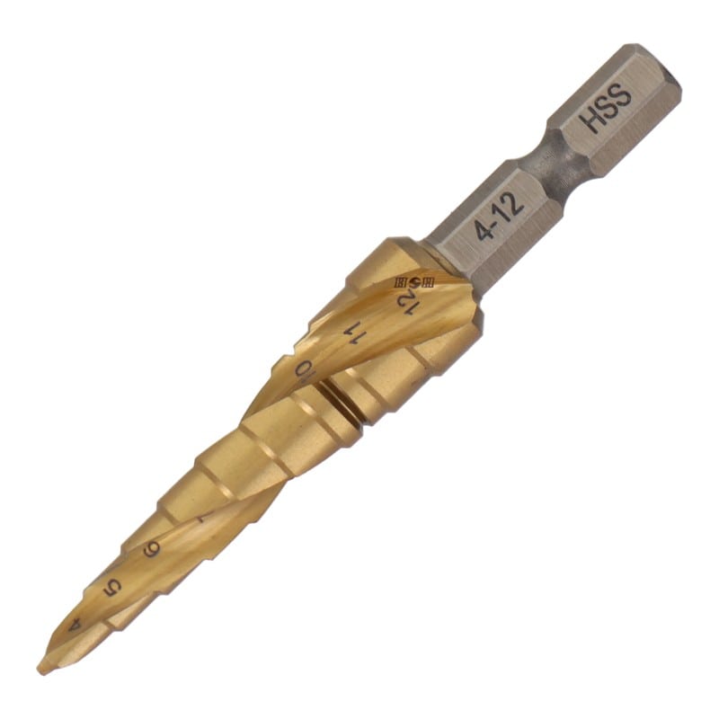 三共コーポレーション 434225 ステップドリル ハイス鋼材 9段 4-12mm #315332 1個(ご注文単位1個)【直送品】