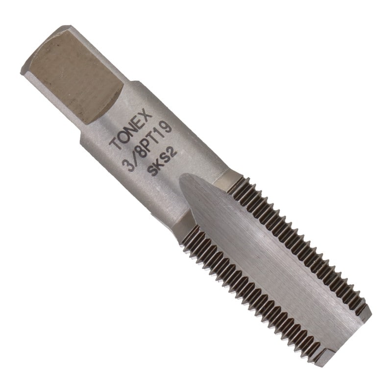 三共コーポレーション 4343854 ねじ切りパイプタップ 呼寸法3/8×ピッチ19mm #110217 1個（ご注文単位1個）【直送品】