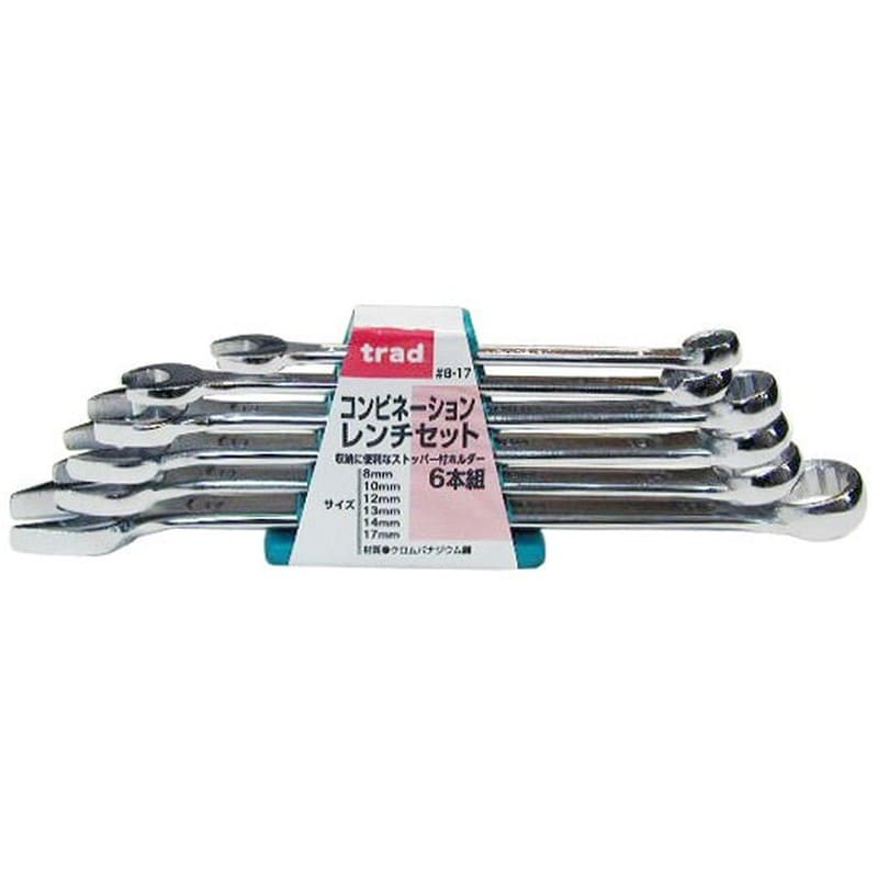 三共コーポレーション 421024 コンビネーションレンチセット 6本組 #315880 1個(ご注文単位1個)【直送品】