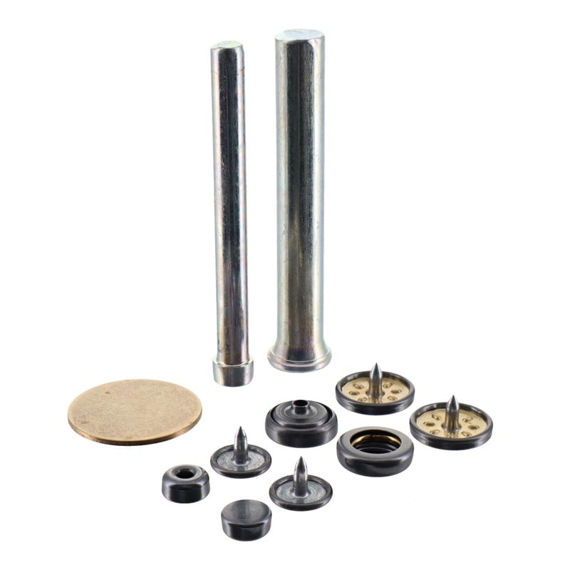 三共コーポレーション 4351990 ホック一撃 13mm 黒ニッケル2組入 #606932 1個(ご注文単位1個)【直送品】