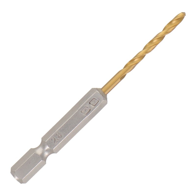 三共コーポレーション 434254 六角軸ショートチタンドリル 2.8mm #819506 1個（ご注文単位1個）【直送品】