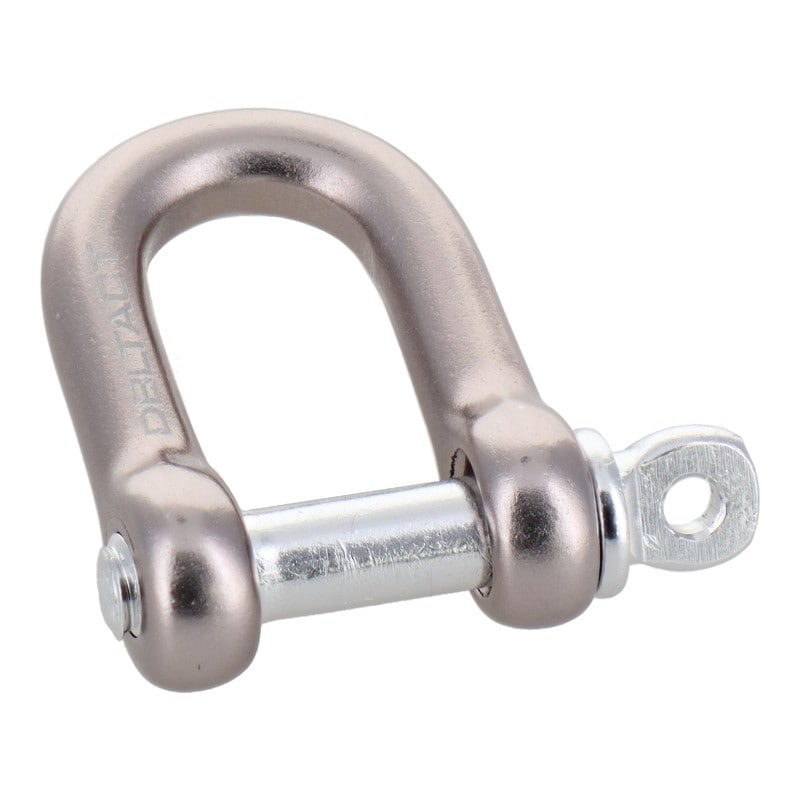 三共コーポレーション 4071259 U字環 軽量アルミ φ6mm ガンメタ #360501 1個（ご注文単位1個）【直送品】