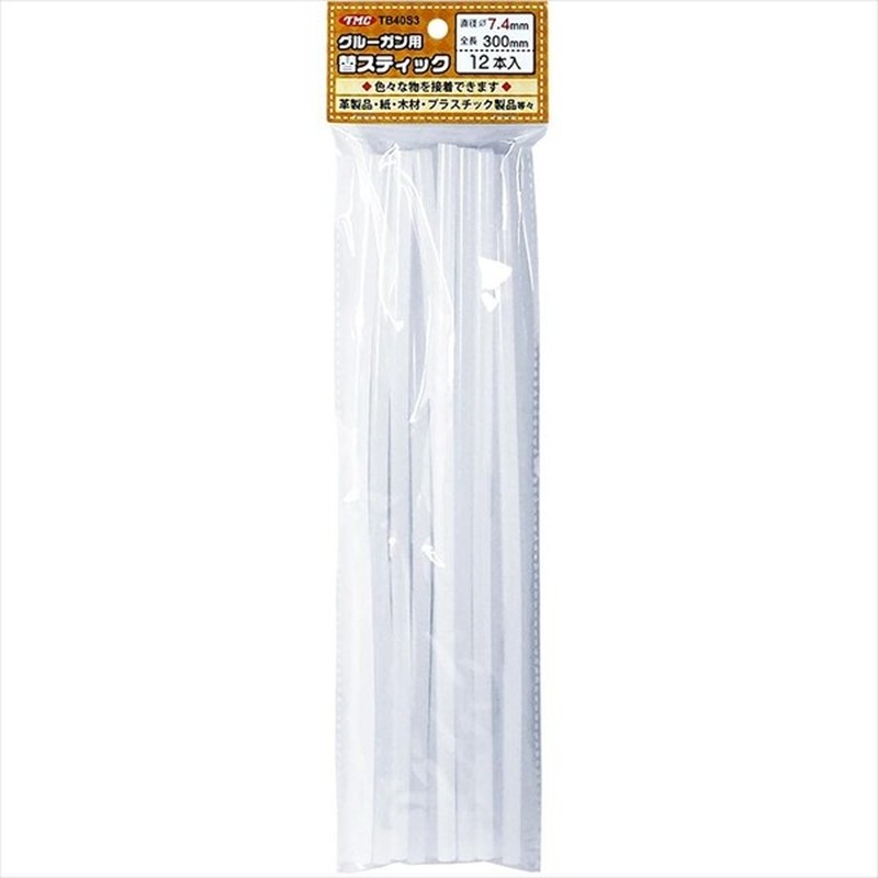 豊光 438650 グリュースティック 300×7.4 12入 TB-40S3 1個(ご注文単位1個)【直送品】