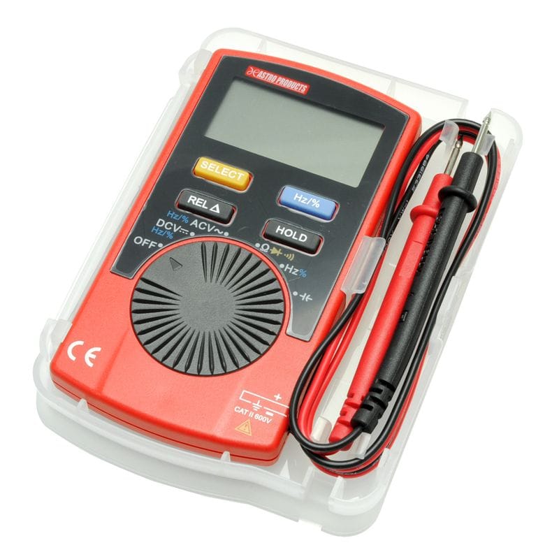 ワールドツール アストロプロダクツ AP デジタルマルチテスター ポケット型 DT966 2001000009664（ご注文単位1個）【直送品】
