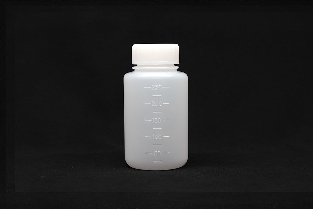 JK-ボトル広口 白 250mL (200本入) 1箱 (ご注文単位1箱)【直送品】