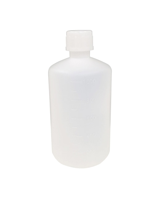 PE細口瓶 白 1L (20本入) 1箱 (ご注文単位1箱)【直送品】