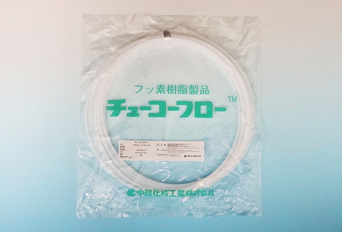 中興化成工業 PTFEチューブ 7mm×8mm (10m巻) 1個 (ご注文単位1個)【直送品】