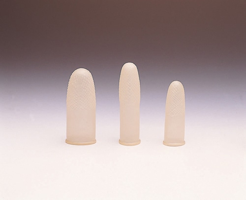 鈴木ラテックス ナナコ指サック 小 1-C15 (100本入) 1箱 (ご注文単位1箱)【直送品】