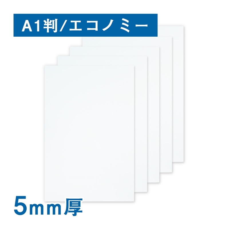 スチレンボード ５ｍｍ厚 糊なし エコノミー Ａ１　1箱（ご注文単位1箱）【直送品】