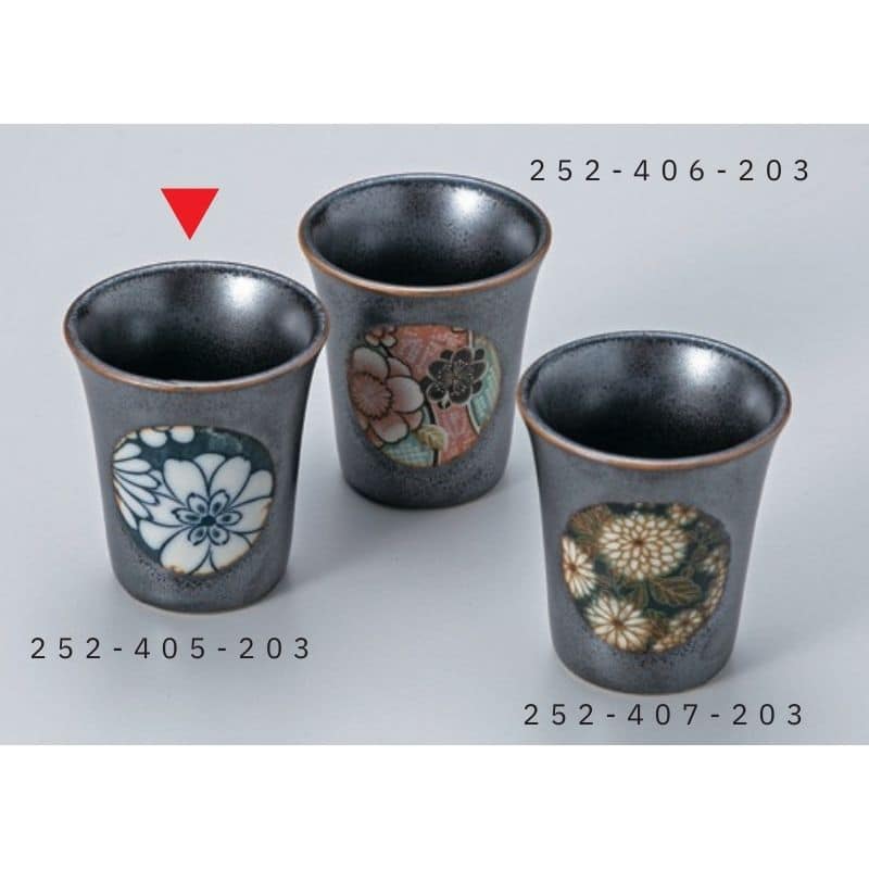 古林陶器 酒器 ショットグラス花染 1325240520 1個(ご注文単位1個)【直送品】