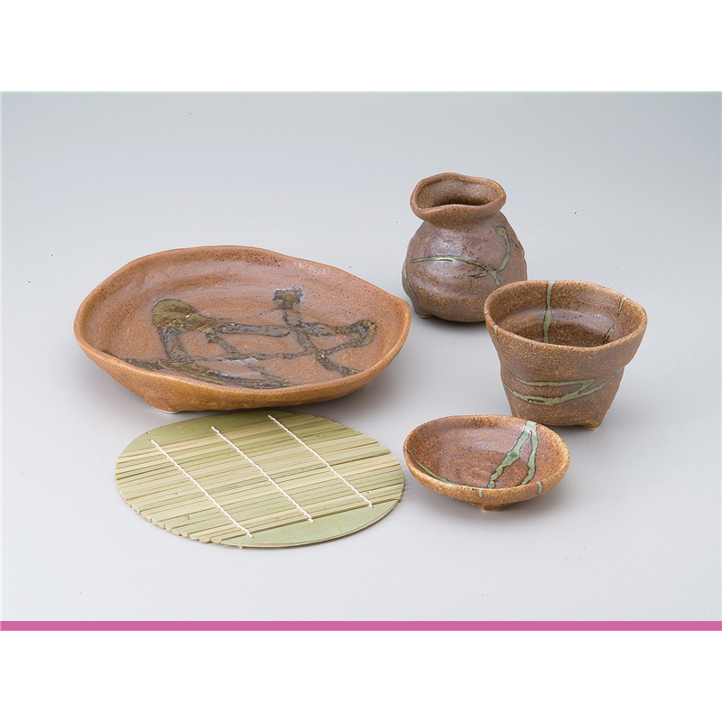 古林陶器 そば用品 伊賀オリベそば徳利 528710151 1個(ご注文単位1個)【直送品】