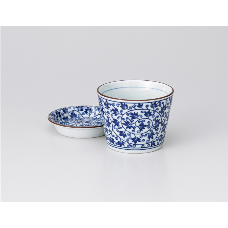 古林陶器 そば用品 唐草そば千代口 727850747 1個(ご注文単位1個)【直送品】