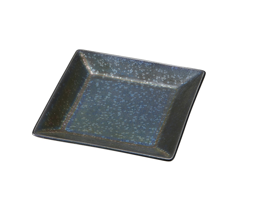 丸モ高木陶器 鳳凰正角皿 5A069-17 1個（ご注文単位1個）【直送品】