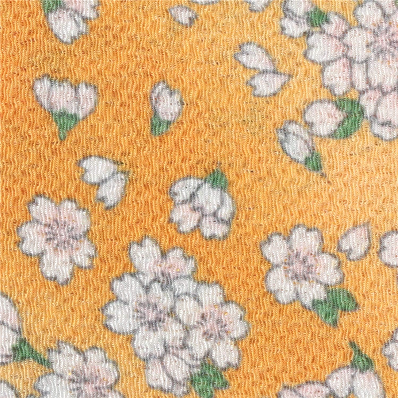 桜柄 黄色