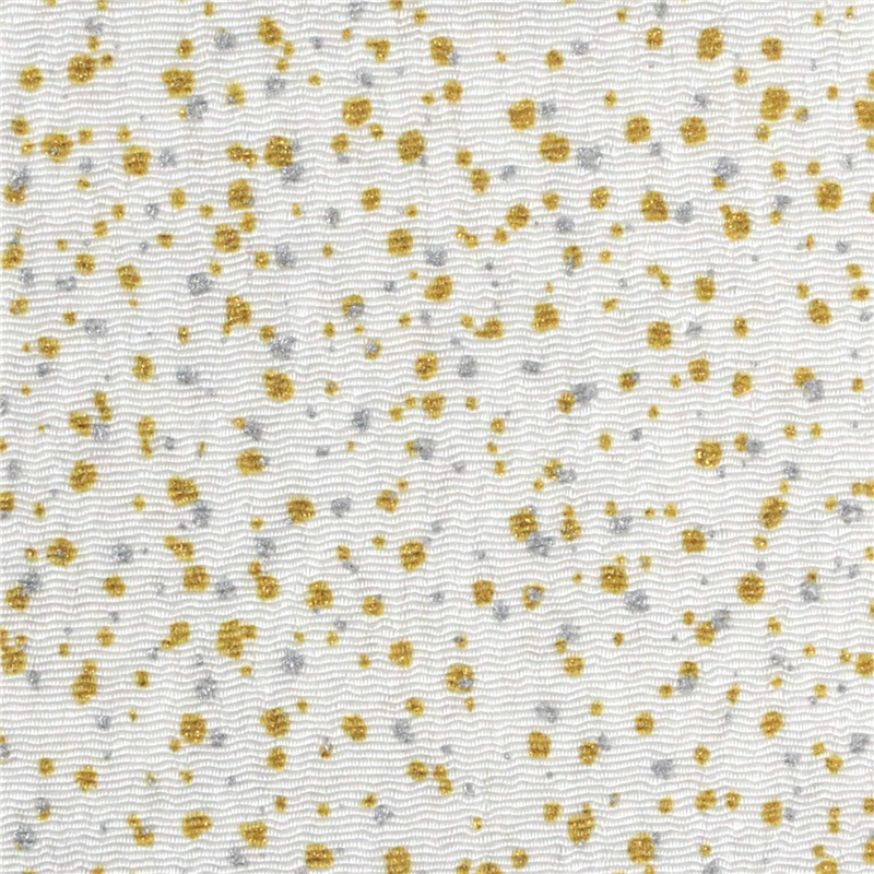 日本紐釦貿易 ちりめん 金彩 白 巾約70cm×3ｍ切売カット GSF-38-3M 1枚（ご注文単位1枚）【直送品】