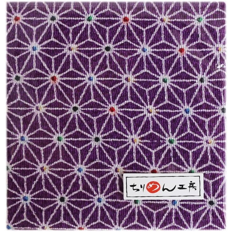 麻の葉 紫
