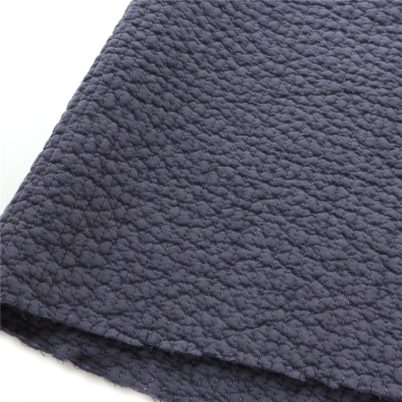 nubi ヌビ 韓国伝統キルティング生地 7mmステッチ幅 130cm巾×2m切り売り販売 ネイビー(Navy) NBY307-60 1枚(ご注文単位1枚)【直送品】