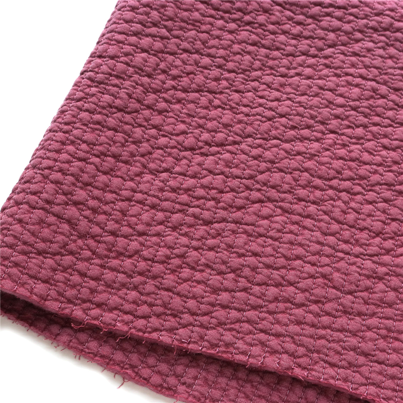 nubi ヌビ 韓国伝統キルティング生地 7mmステッチ幅 130cm巾×2m切り売り販売 ワイン(Wine) NBY307-59 1枚(ご注文単位1枚)【直送品】