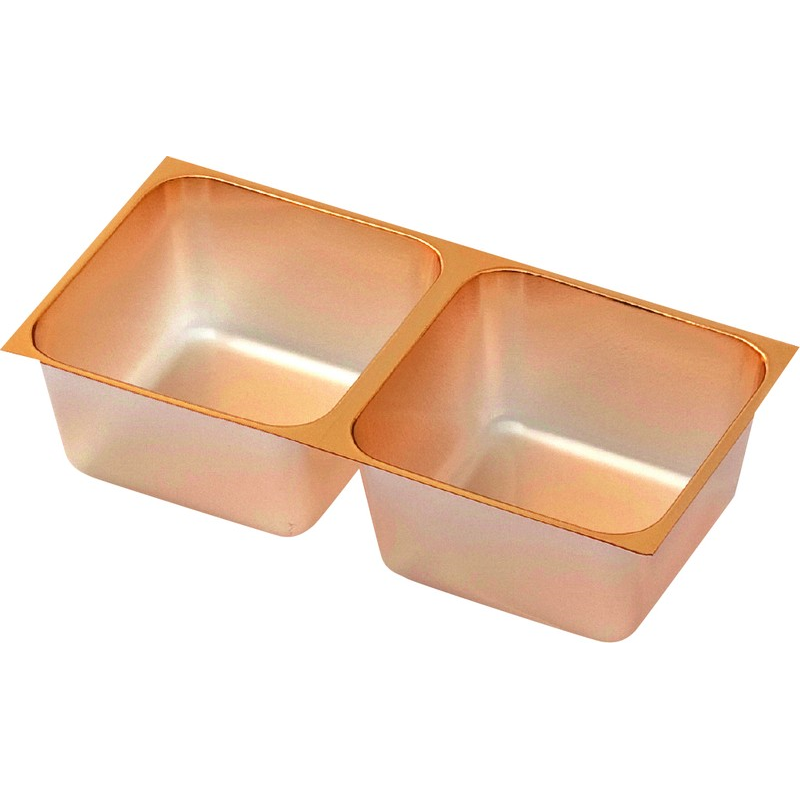 木村アルミ箔 2ヶ ゴールド 100枚/1袋(ご注文単位4袋)【直送品】