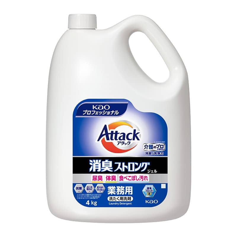 大黒工業 アタック 消臭ストロングジェル 業務用 4KG (ご注文単位1本)【直送品】
