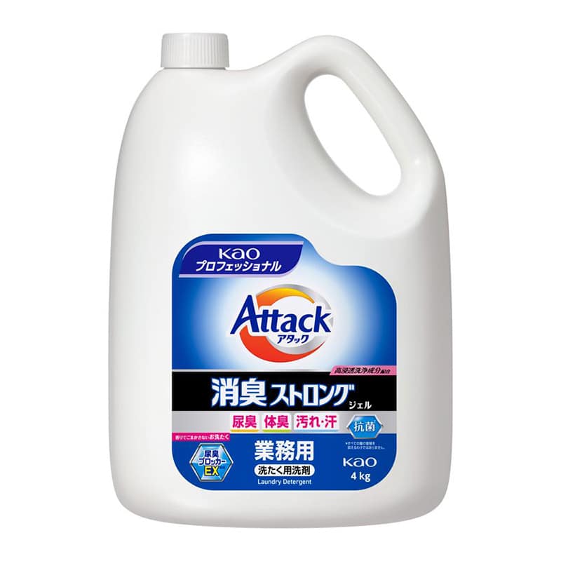 大黒工業 アタック 消臭ストロングジェル 4KG (ご注文単位1本)【直送品】