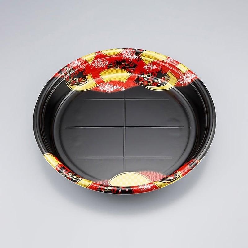大黒工業 SF丸桶4 舞扇赤本体 10枚/袋（ご注文単位1袋）【直送品】