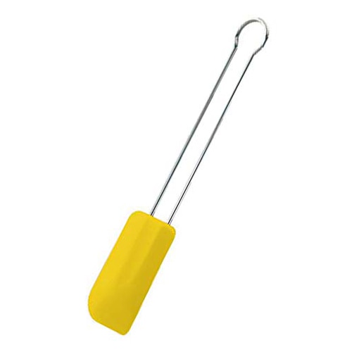 レズレー 18-10 シリコンスパチュラ 20cm イエロー 12453 1個(ご注文単位1個)【直送品】
