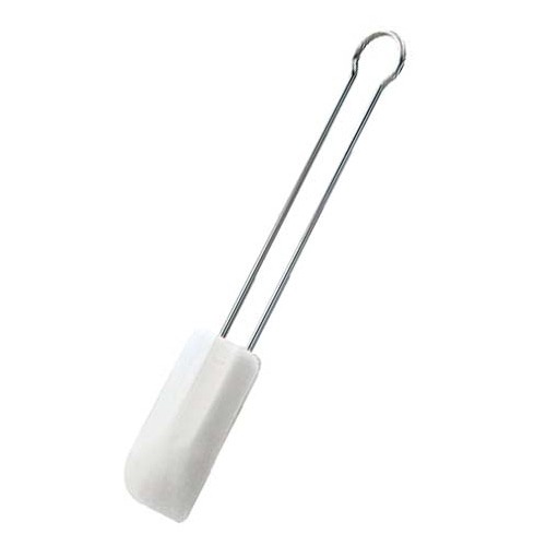 レズレー 18-10 シリコンスパチュラ 26cm ホワイト 12455 1個(ご注文単位1個)【直送品】