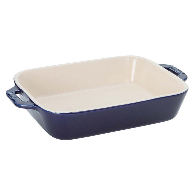ストウブ セラミック レクタンギュラーディッシュ 14cm×11cm ブルー 40508-583 1個(ご注文単位1個)【直送品】