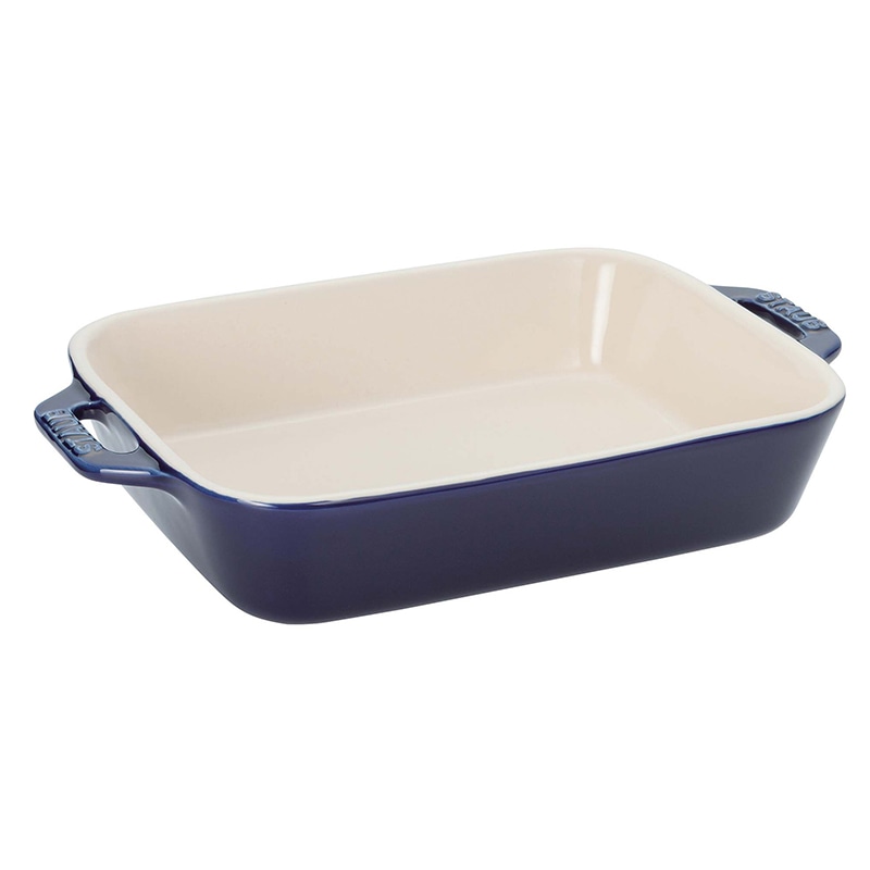 ストウブ セラミック レクタンギュラーディッシュ 27cm×20cm ブルー 40508-591 1個(ご注文単位1個)【直送品】