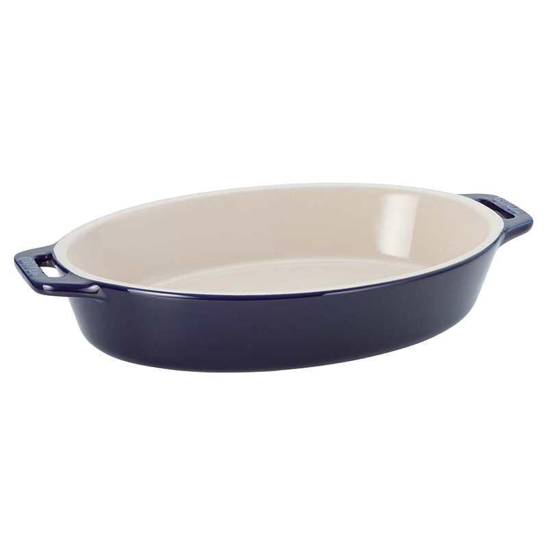 ストウブ セラミック オーバルディッシュ 23cm ブルー 40508-604 1個(ご注文単位1個)【直送品】