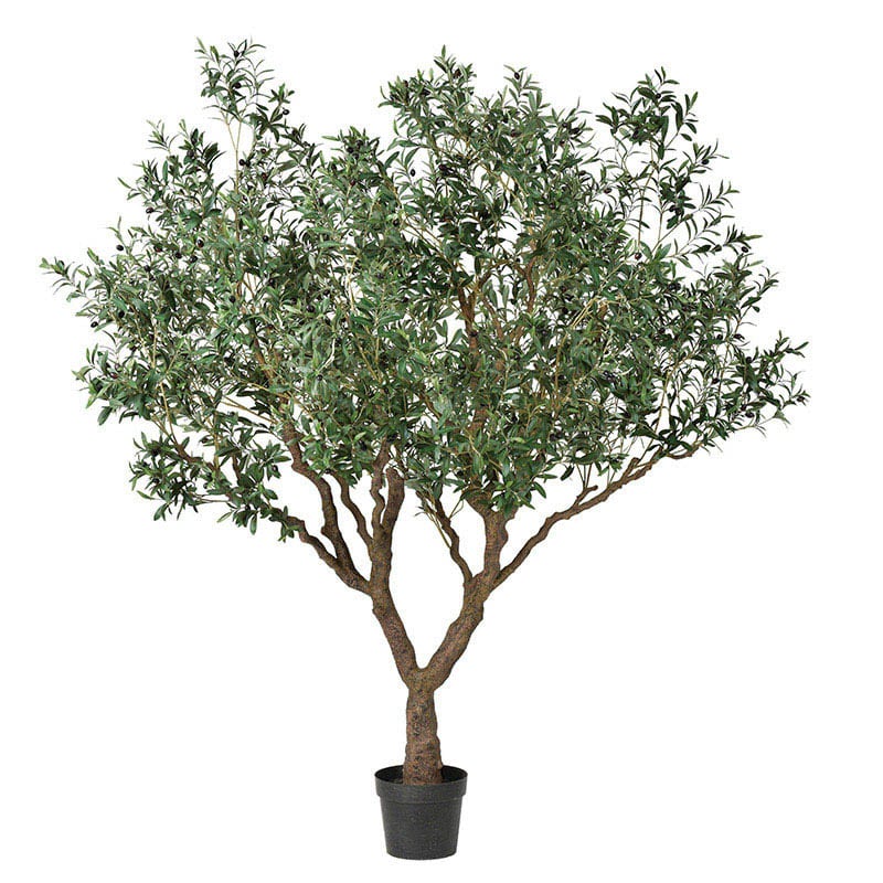 アスカ商会 造花・観葉植物 A-50970 オリーブ #054 オリ-ブ ポット付 1本(ご注文単位1本)【直送品】