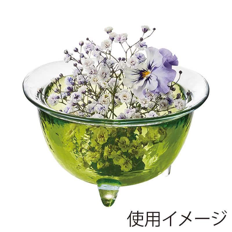 高岡健二商店 フラワーベース 135×70 グリーン T-576 1個（ご注文単位1個）【直送品】