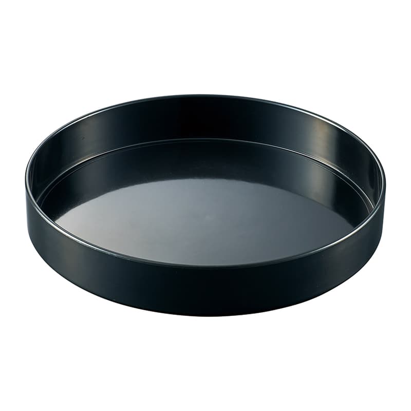 高岡健二商店 フラワーベース プラスチック 丸水盤 ブラック F-517 1個（ご注文単位1個）【直送品】